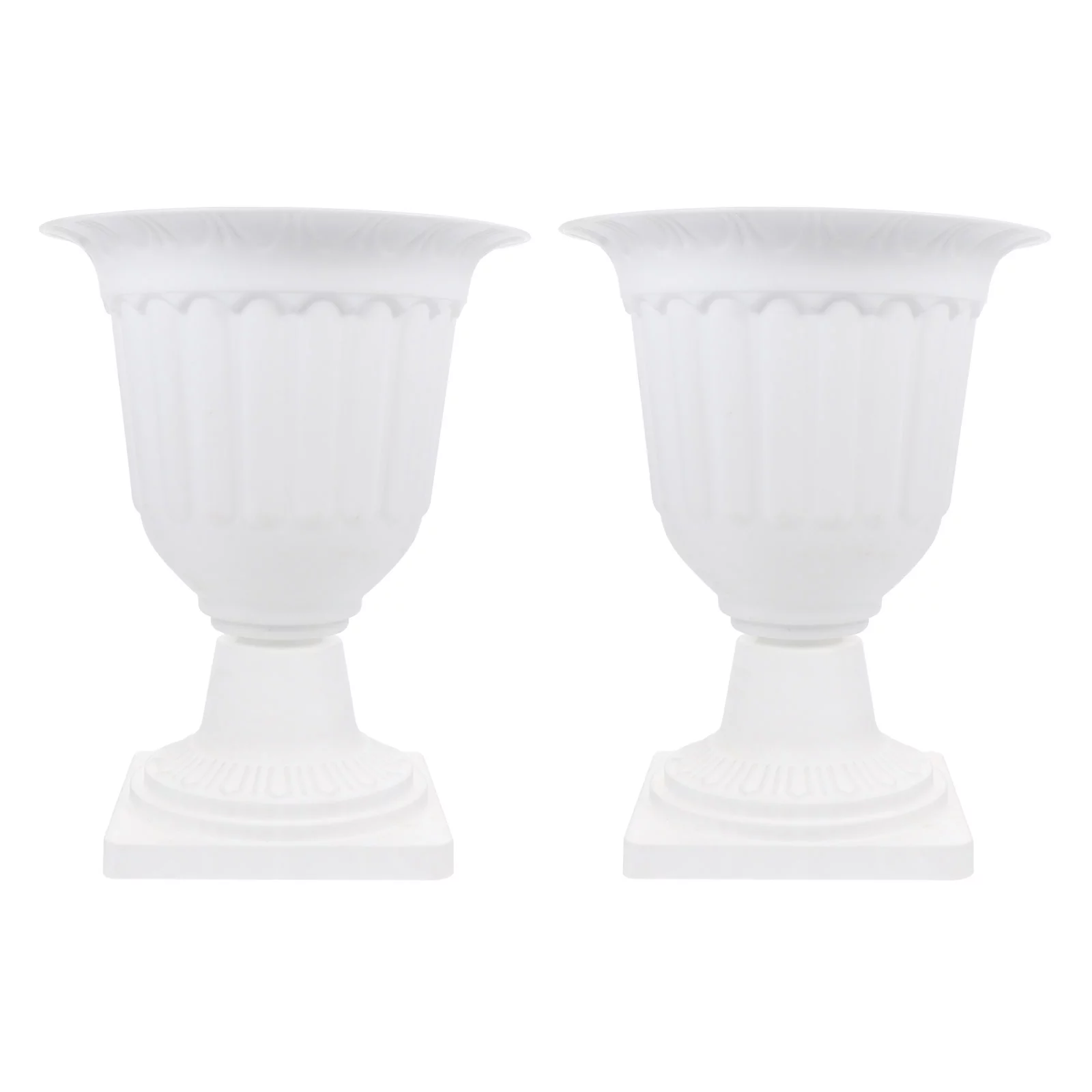 2pcs Vintage Roman Column Basin Road Guide Flowerpots  Flowerpots