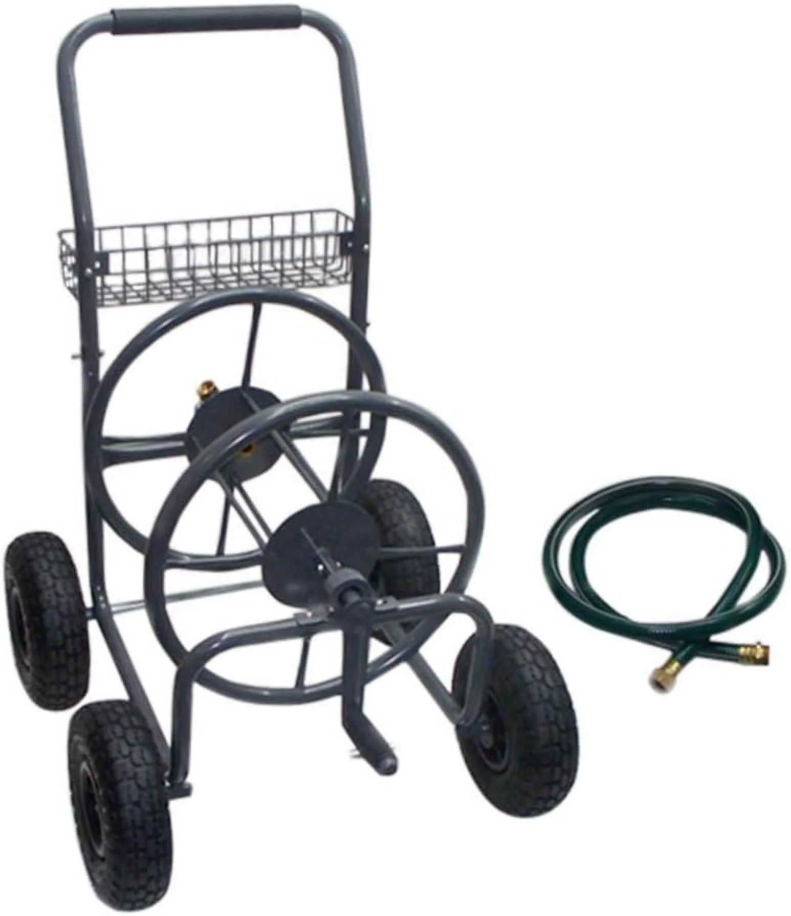 Garden Water Hose Reel Cart 225 FT Outdoor Heavy Duty Yard Water Planting