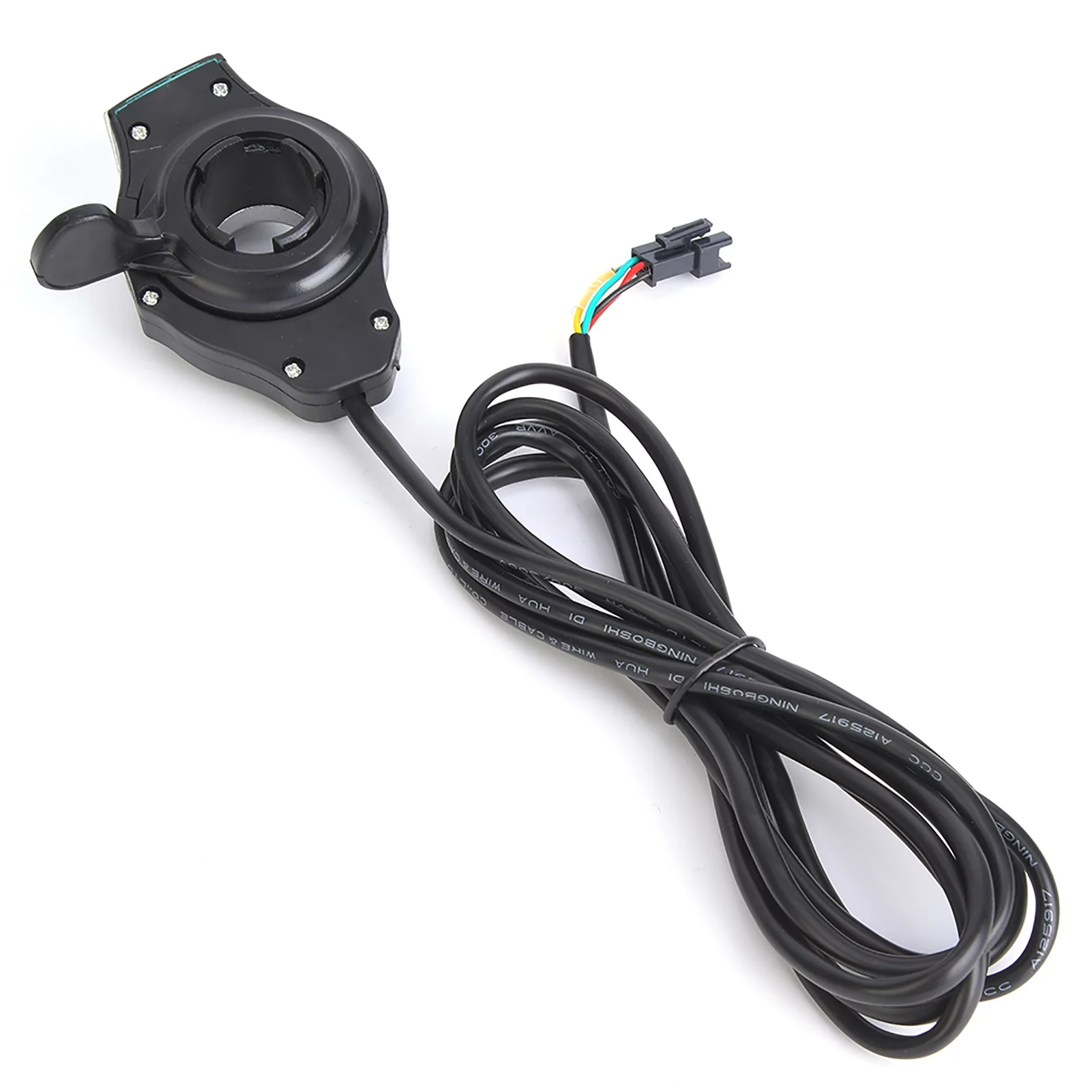 Solomi Pantalla LED, batería de Litio Verde Thumb E-Bike Manillar Electricidad y Voltaje Pantalla Digital