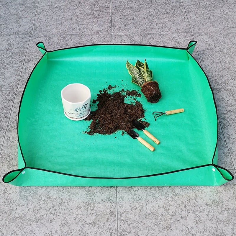 50cm-100cm Garden Mat PE  Soil Change Mat Waterproof Thickening Flowerpot Bonsai Plants Operation Garden Tools Supplies