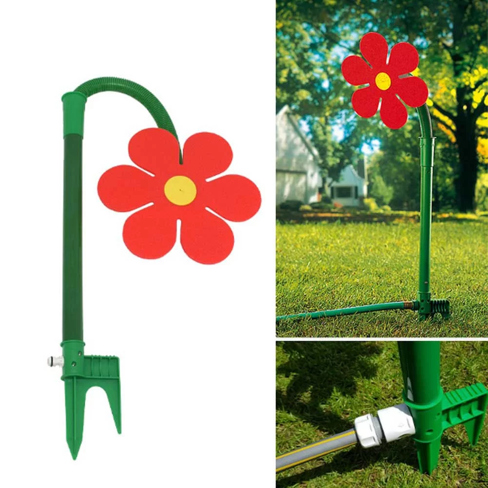 Garden Sprinkler Flower Shape 360 Degree Crazy Rotating Garden Sprinkler