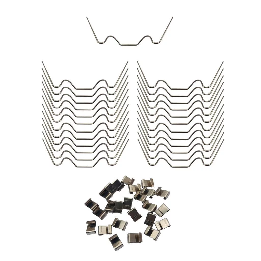 50PCS Type U0026 Z Stainless Steel Greenhouse Clips Replacement Garden Accessories
