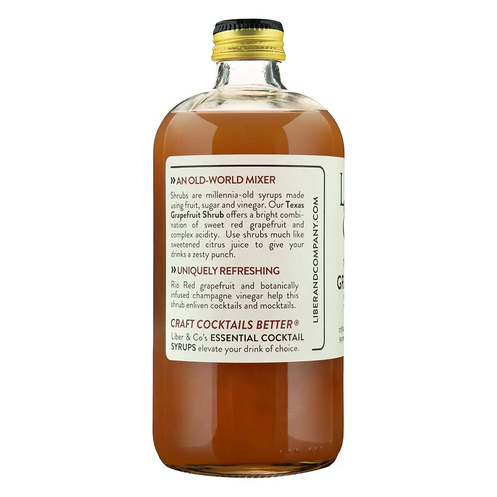 Liber & Co. Texas Grapefruit Shrub (17oz)