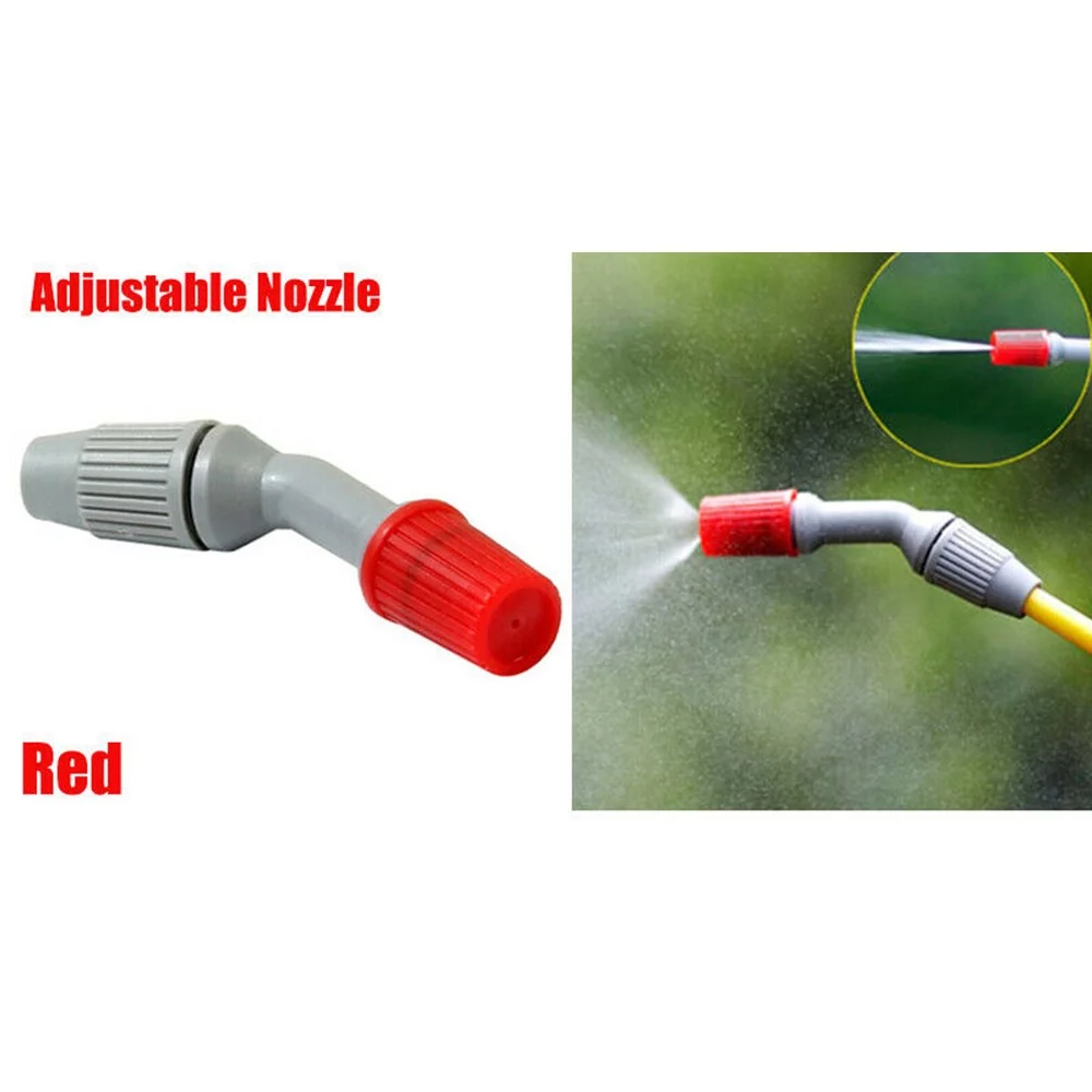 Sufanic Ajustable Spray Nozzle Weedkiller Cone Spare Parts Replace for Sprayer Lance,Red