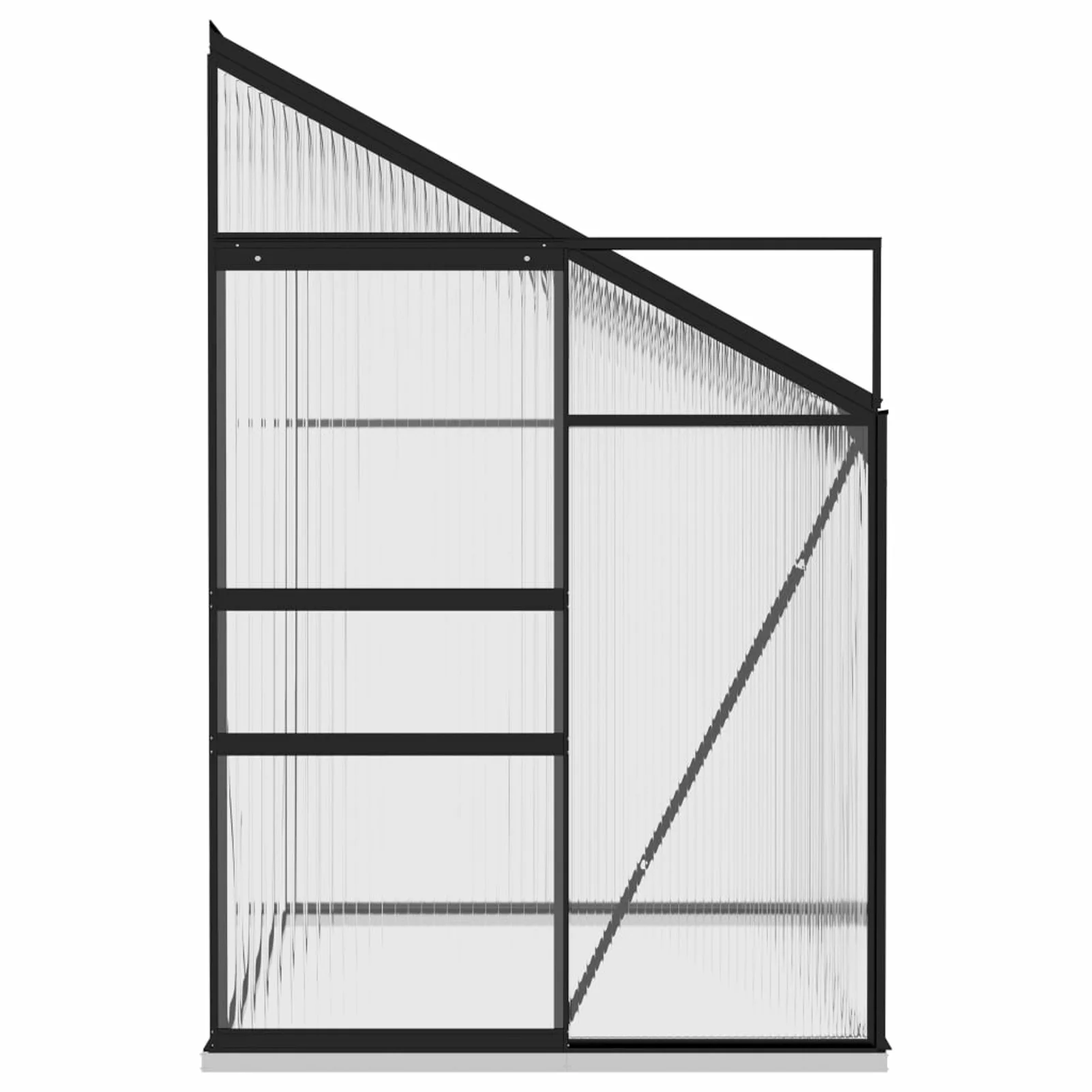 Dcenta Greenhouse Anthracite Aluminum 140.1 ft³