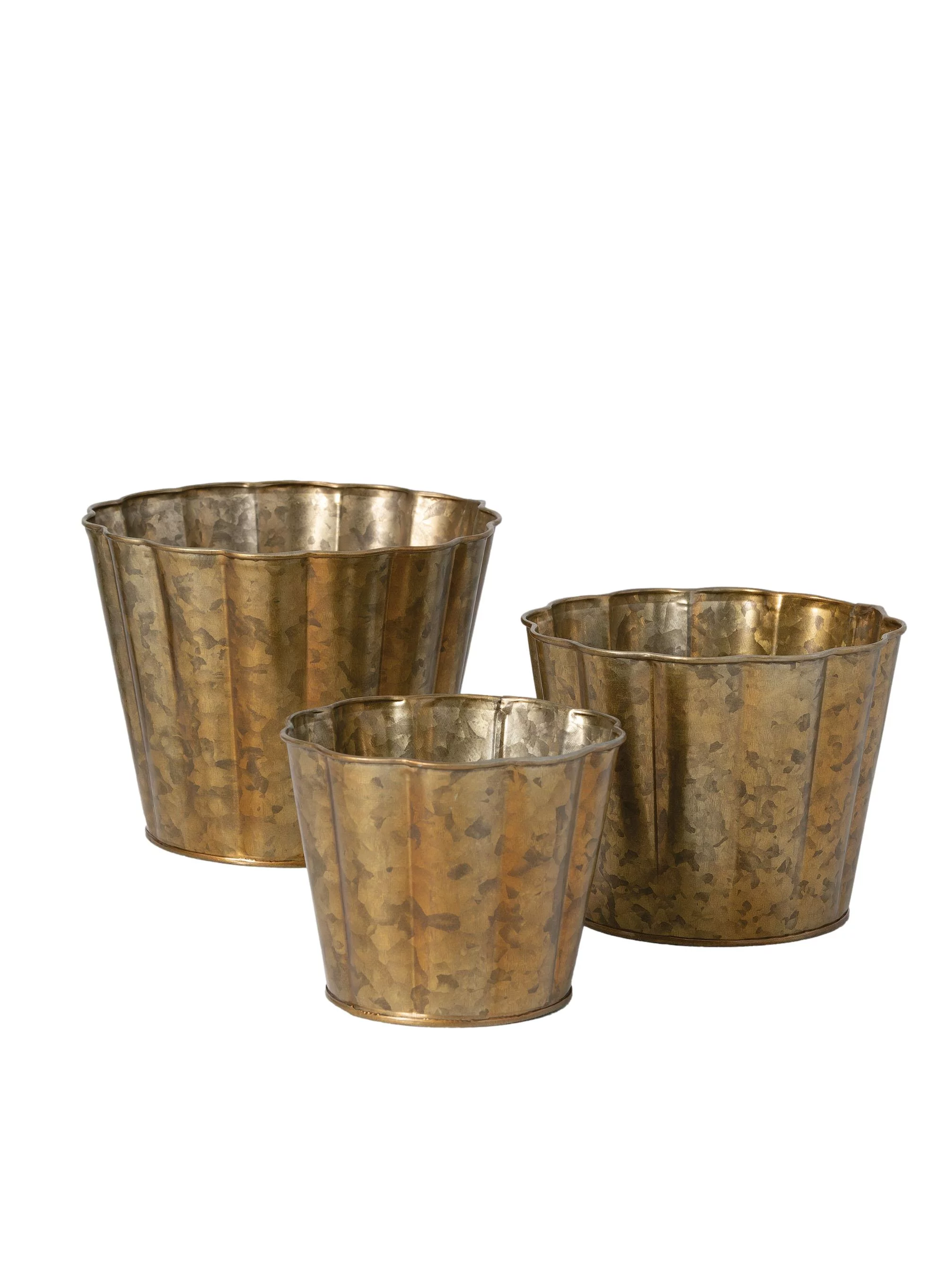 Sullivans Set of 3 Flower Planters 6.5