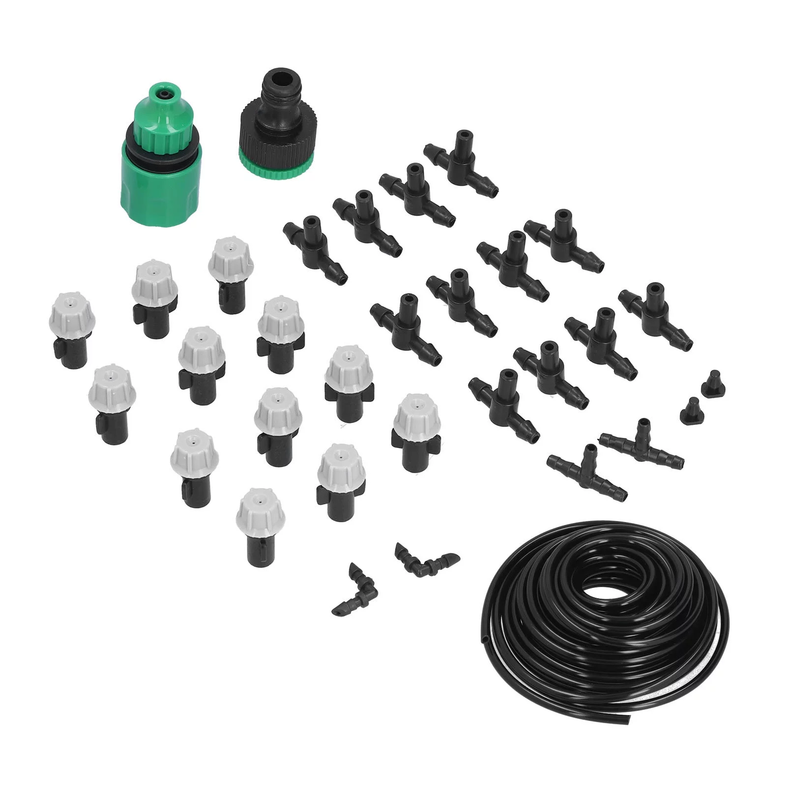 Irrigation System Irrigation Kit 10m Hose Watering Sprinkler Punch Free Automatic Atomizing Nozzle Garden Irrigation Set
