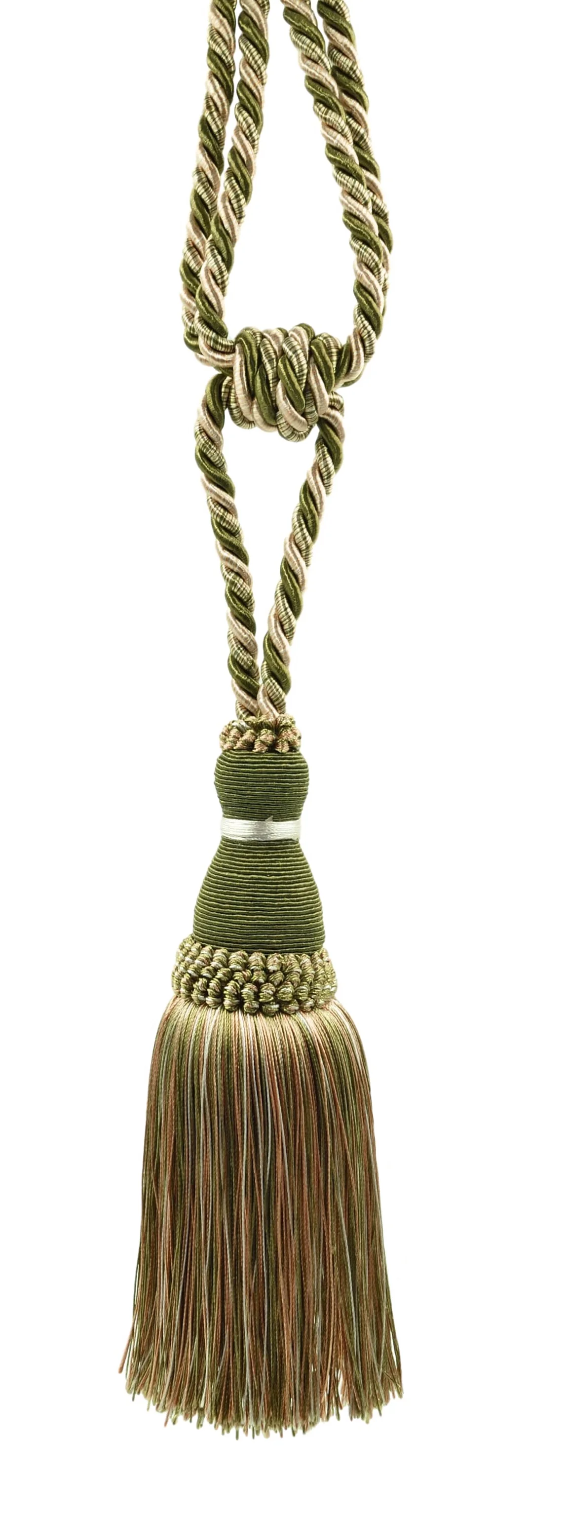 Noblesse Collection Elegant Curtain & Drapery Tassel Tieback, Tassel Length 8