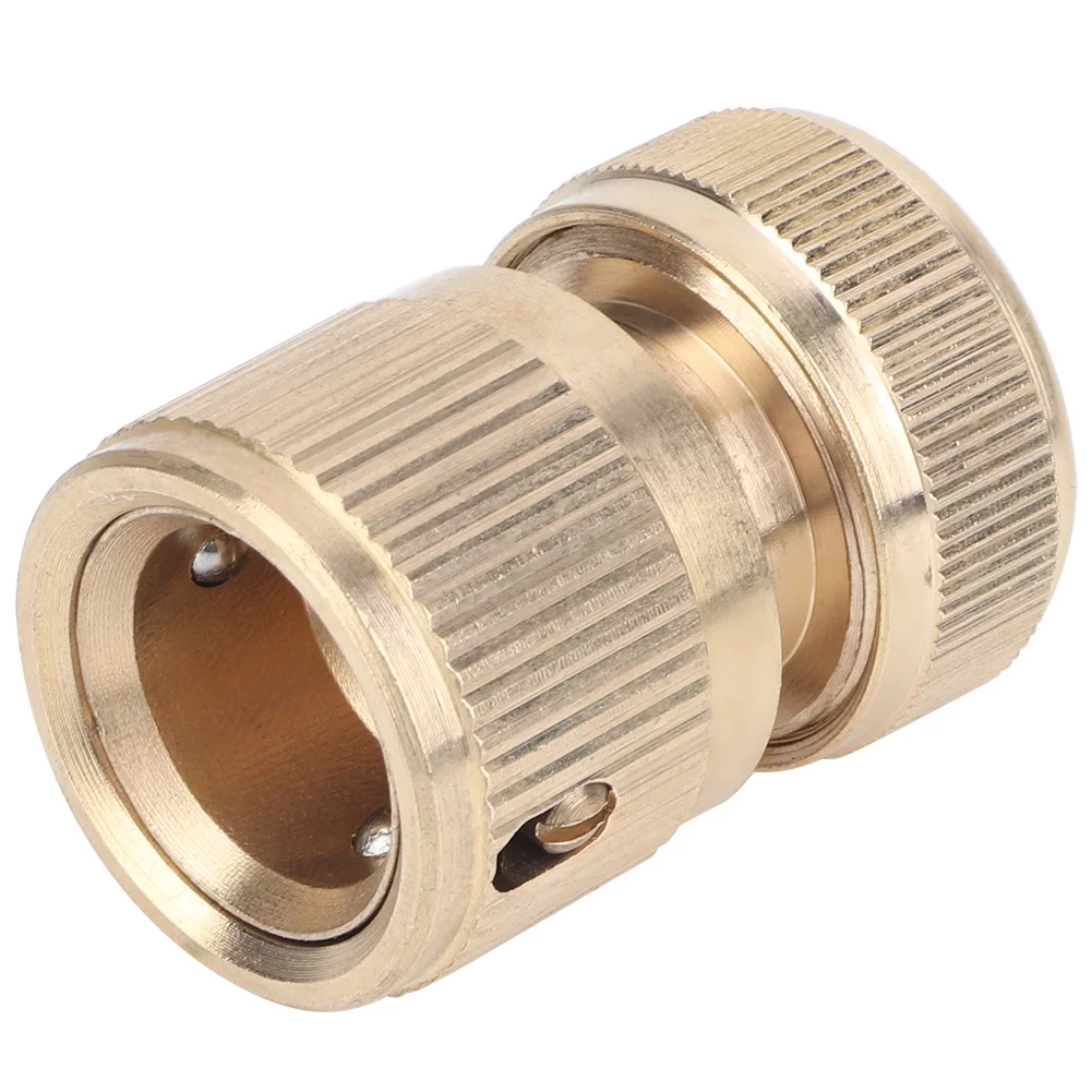 Fyearfly Brass Garden Outdoor Hose Tap Connector, 1/2