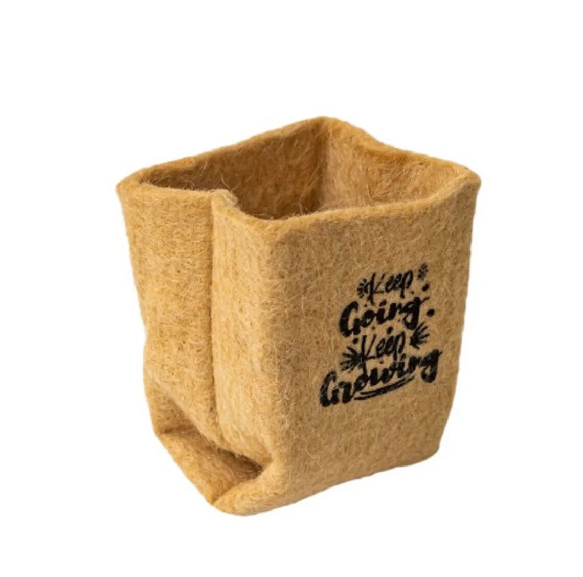 Eco Friendly D.I.Y Grow Kit - 5 Pc Set Jute Planter Set - Seed kit + Planter Pot - Sustainable Gift