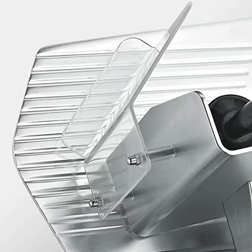 KWS MS-10XT Premium Commercial 320W Electric Meat Slicer 10-Inch in Red with Non-sticky Teflon Blade, Frozen Meat/ Deli Meat/ Cheese/ Food Slicer Low Noises Commercial and Home Use