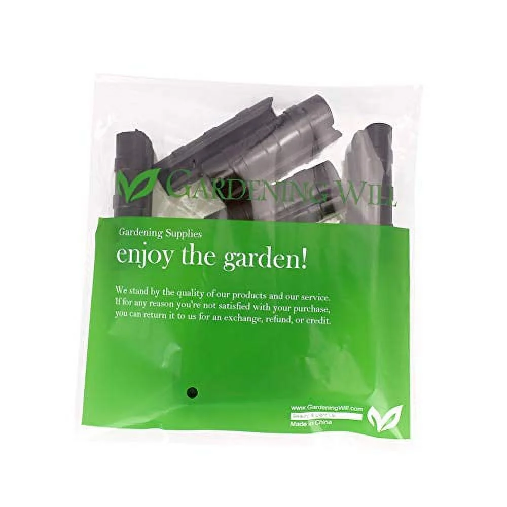 20pcs 32mm Black Rod Clip Plant Greenhouse Hoops Plastic Film Garden Support Frame Grow Row Plant Cover Netting Tunnel Fixed Pipe Clamps