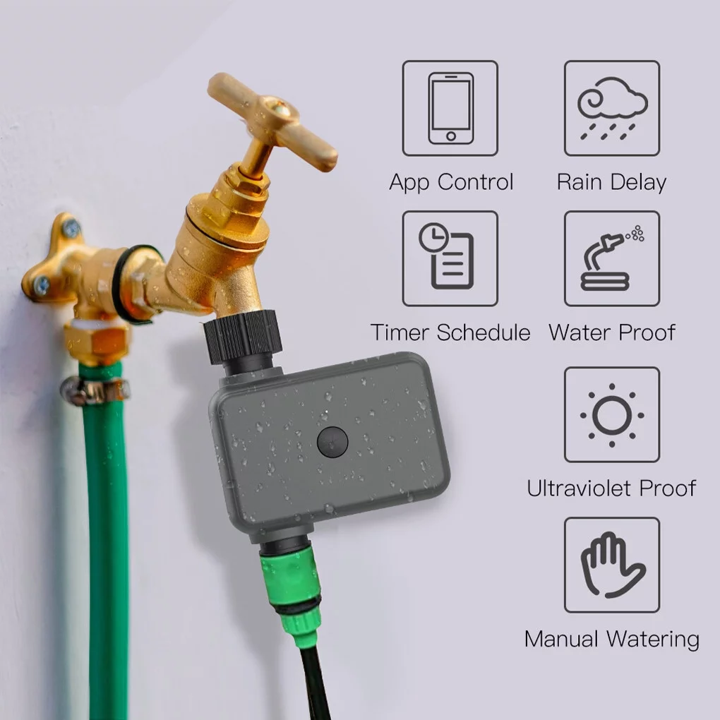 Smart Watering Timer IP55 Waterproof Garden Controller