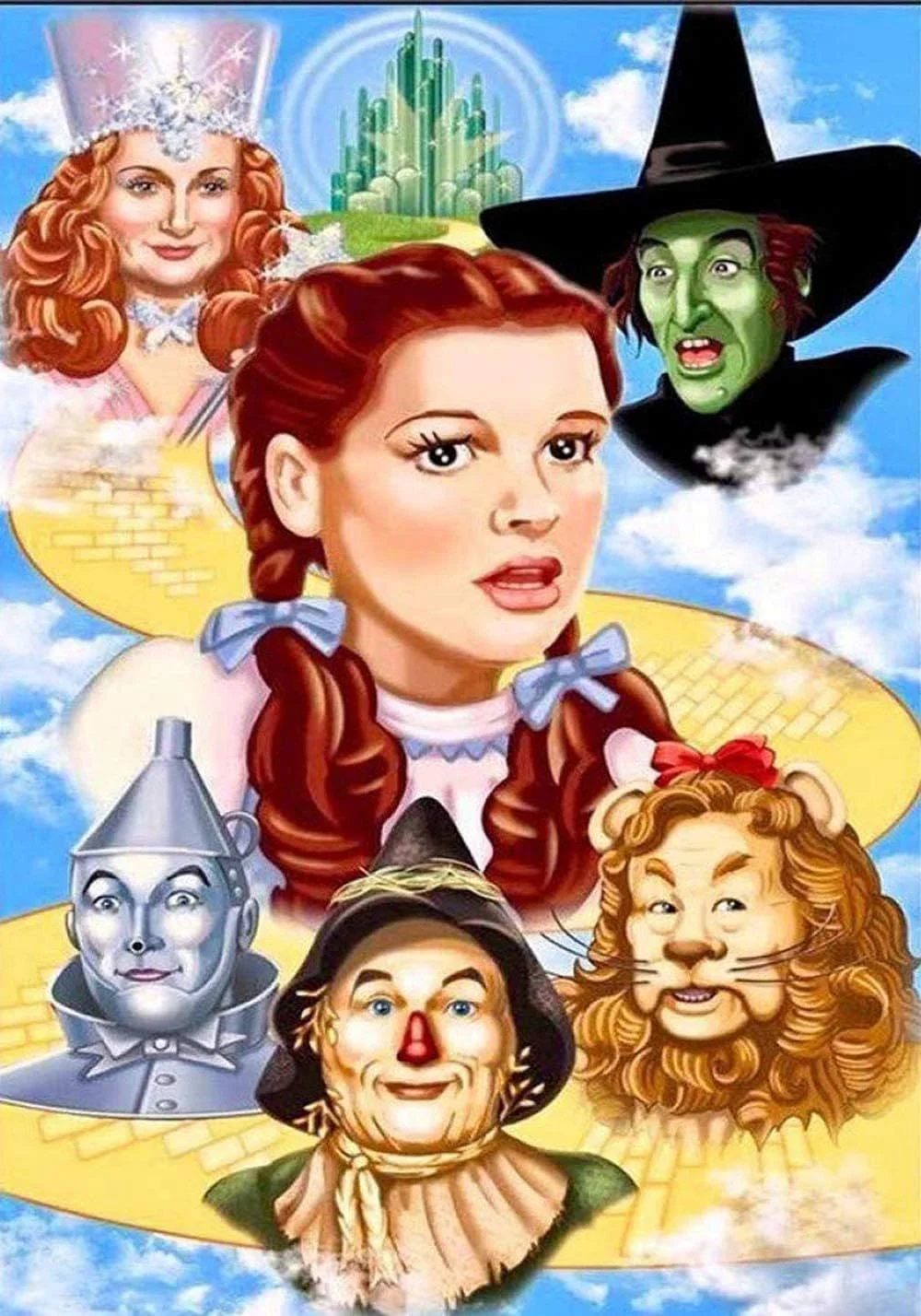 DIY 5D Diamond Painting Kits for Adults and Kids Diamond Art The Wizard of Oz Diamond Painting Full Drill Arts Craft by Number Kits for Beginner Home Decoration 12x16 inch Diamond Dots