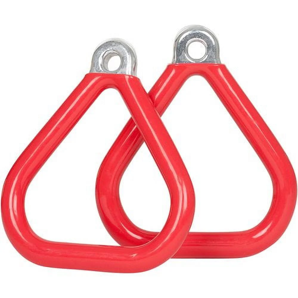 Swing Set Stuff Inc. Commercial Coated Triangle Trapeze Rings (Yellow)