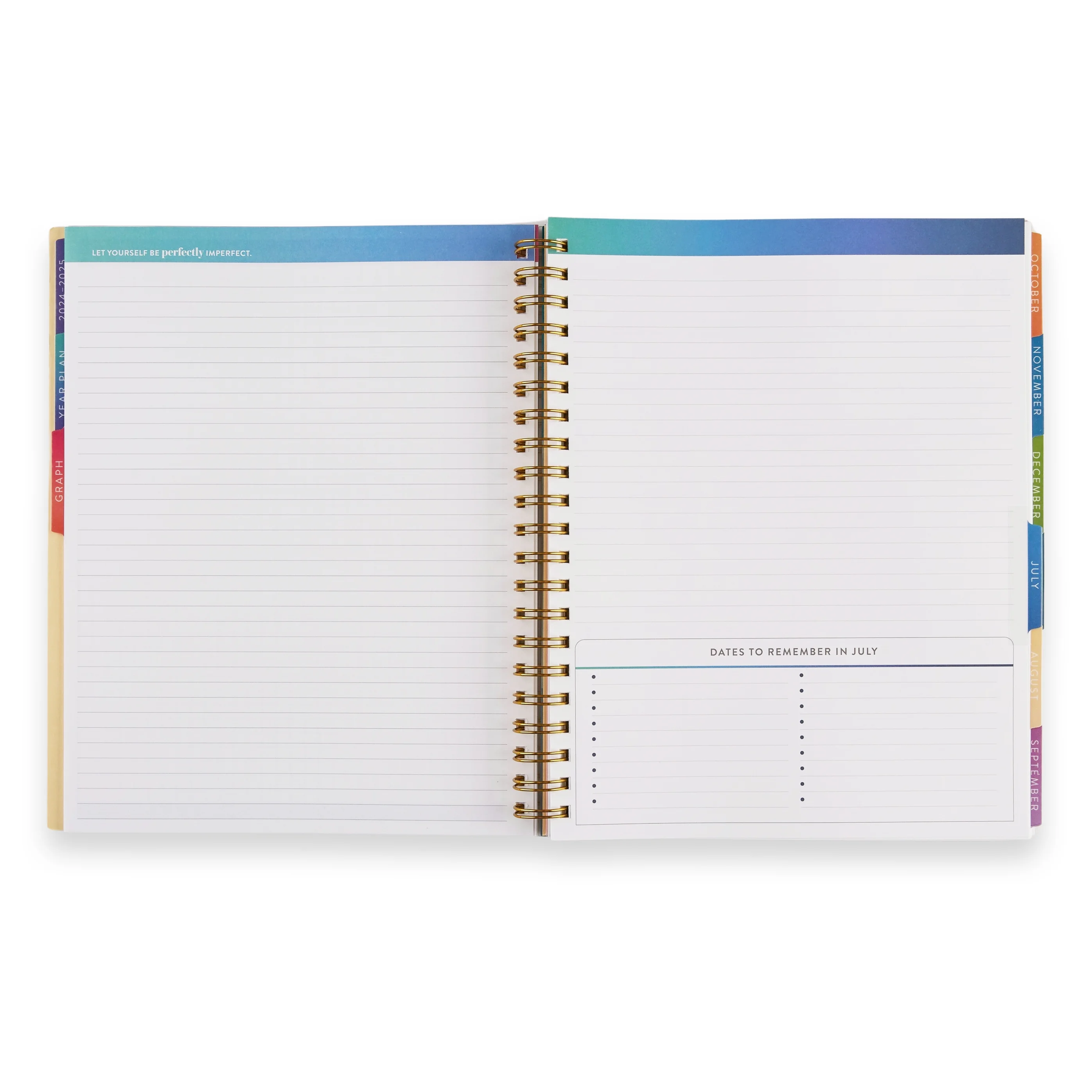 Erin Condren Inspired Collection Large Teacher Planner (July 2024 - June 2025) - School Supplies