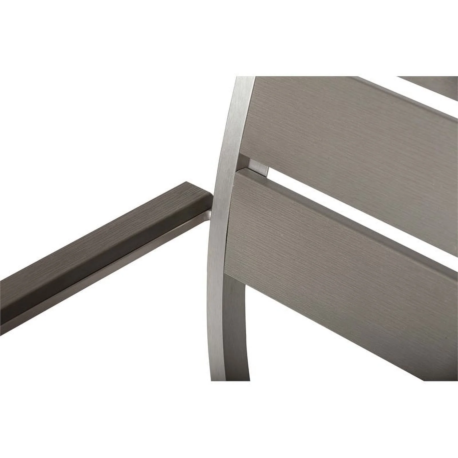 Pangea Home Breeze 7-piece Modern Aluminum Frame Patio Dining Set in Gray