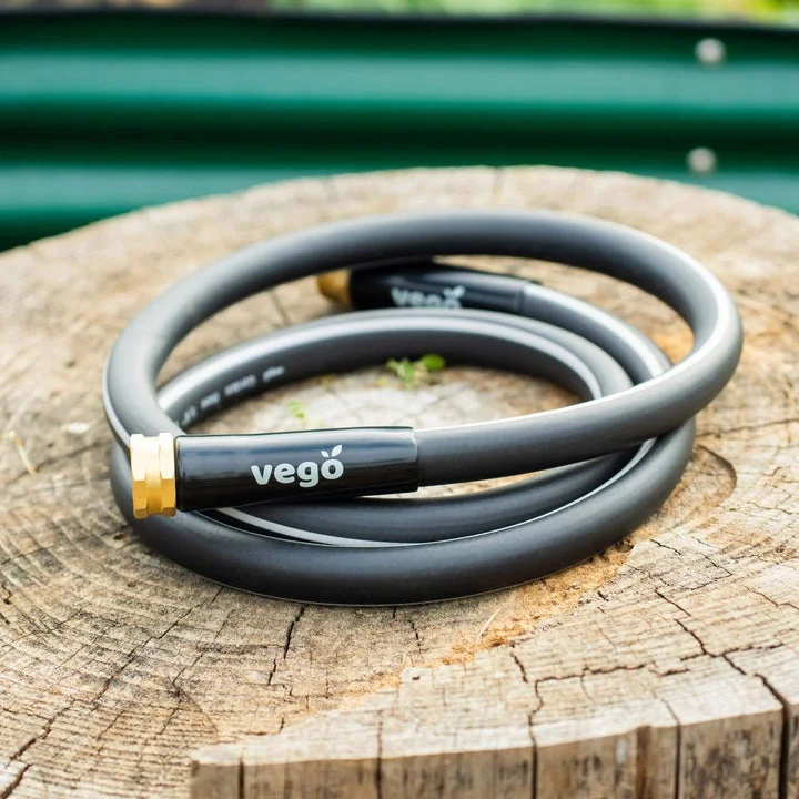 Vego Garden Leader Hose 6ft with Brass Thread and Swivel Grip Sleeve, 5/8