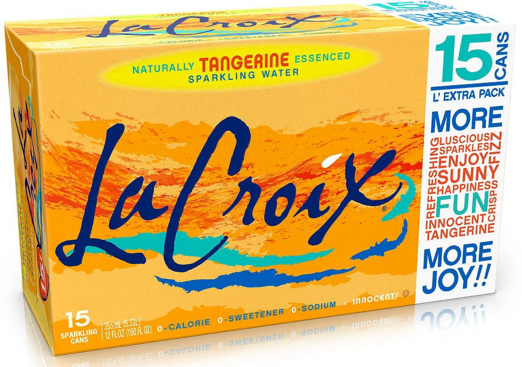 La Croix Tangerine Sparkling Water, 15-Pack