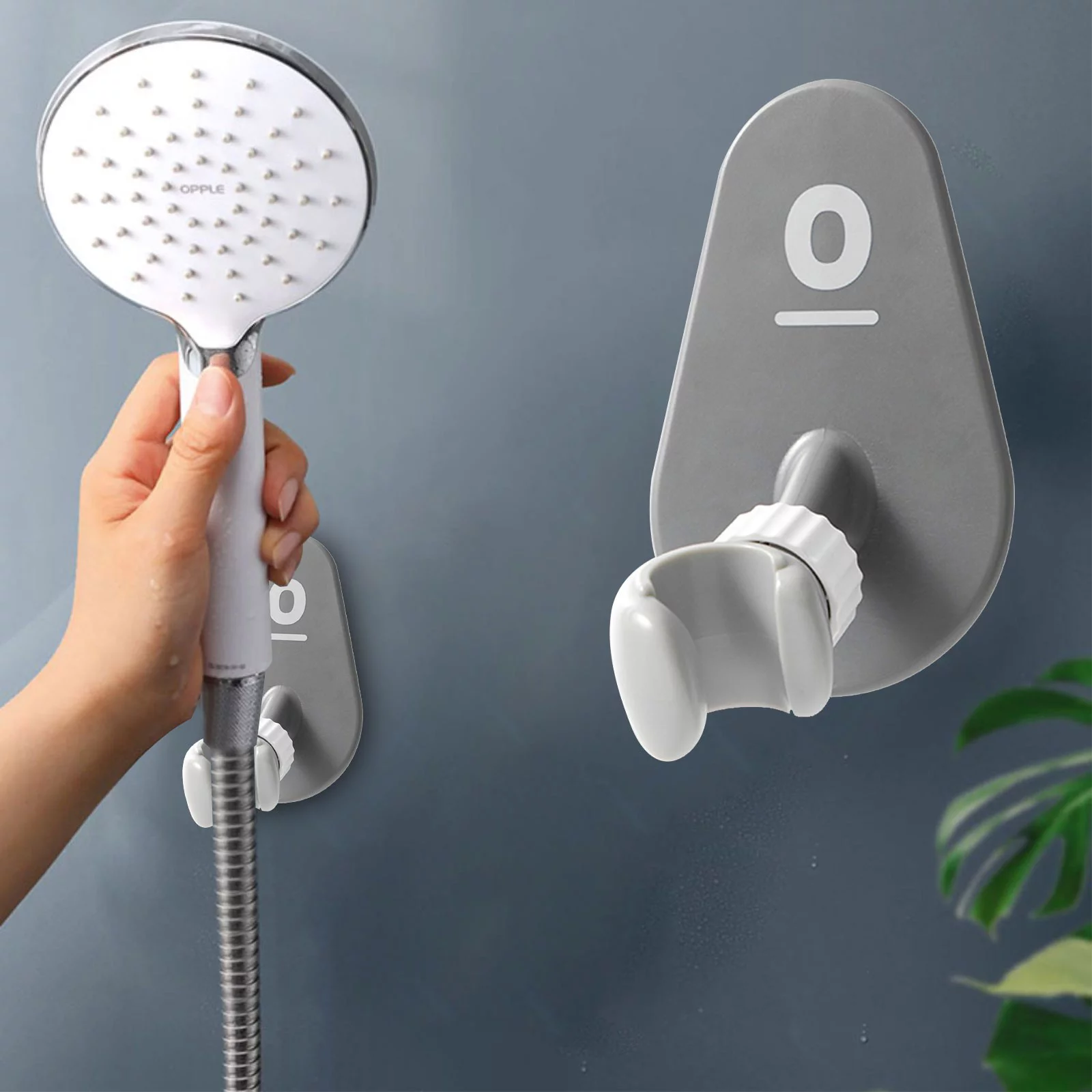 National Pet Month Sales Shower Holder Shaking Head Adjustable Bathroom Sprinkler Shower Universal Fixed Seat Showerhead Holder