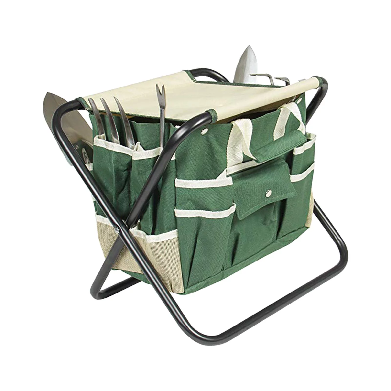 Heavy Duty Garden Tools Set Planting Tools Durable Portable Hand Tools with Wooden Handle for Courtyard Bonsai Flower Vegetable Planting