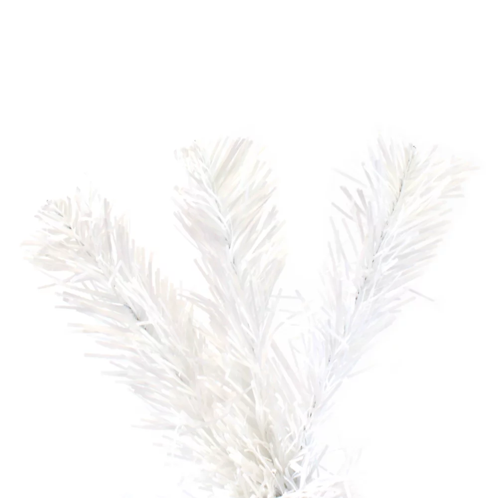 Perfect Holiday 8' White PVC and Crystal Artificial Christmas Tree