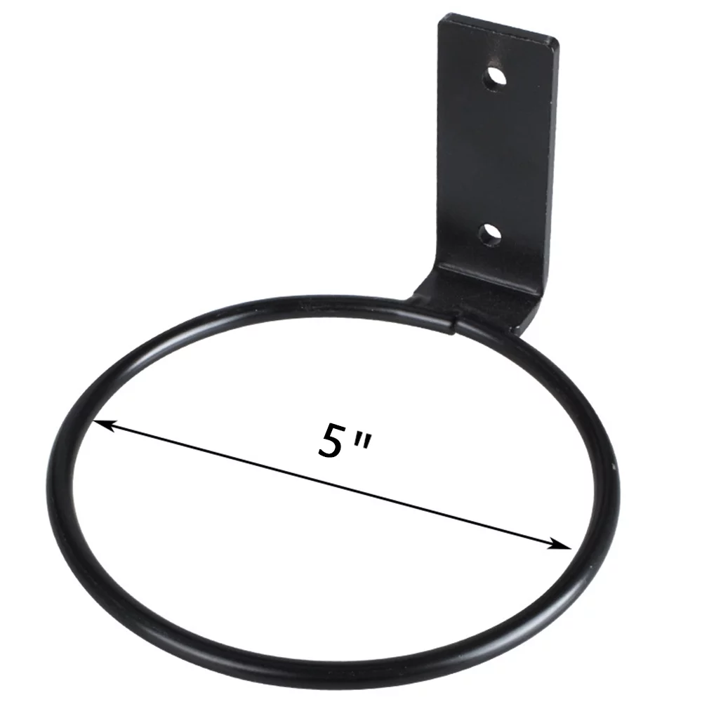 3 Pcs Flower Pot Holder Ring Wall Mounted 5 inch Plant Wall Hanger Rings Metal Plant Hooks Holders Wall Planter Hook