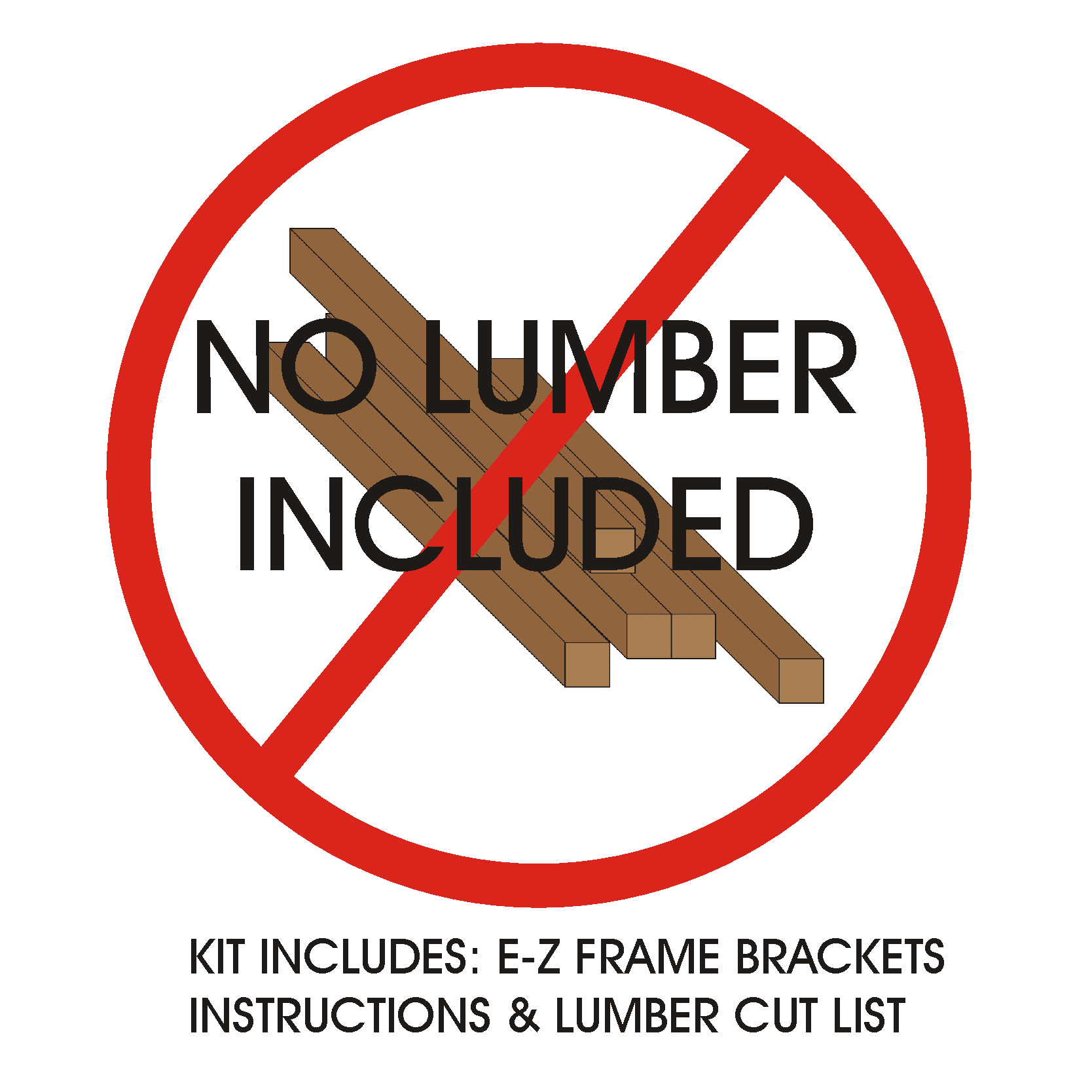 10X20 GREENHOUSE - DIY FRAMING BRACKET KIT (lumber not included)