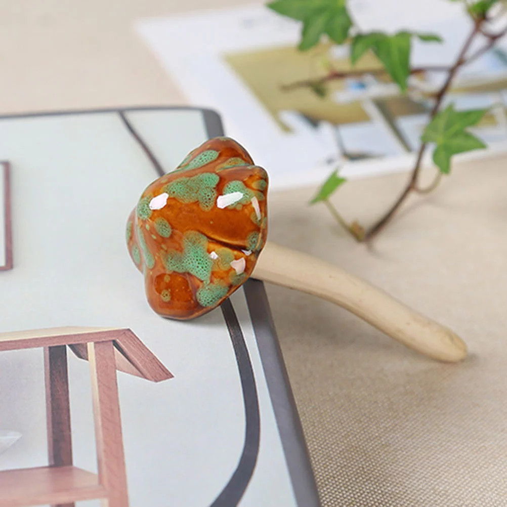 2 Pcs Plant Pots Indoor Flower Garden Homedecor Pottery Mushroom Lawn Ornaments Flowerpot