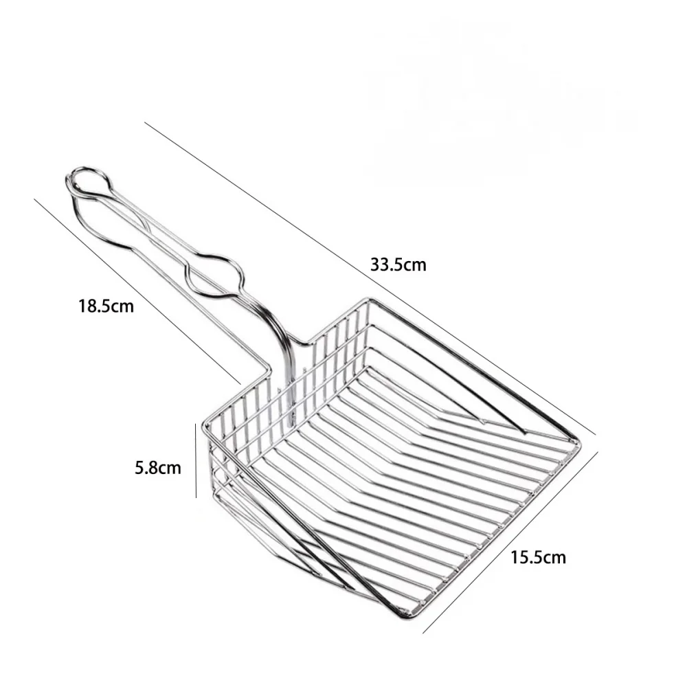 All metal cat litter spoon, cat litter spoon metal extra large, cat litter shovel holder, cat litter spoon sieve spoon holder