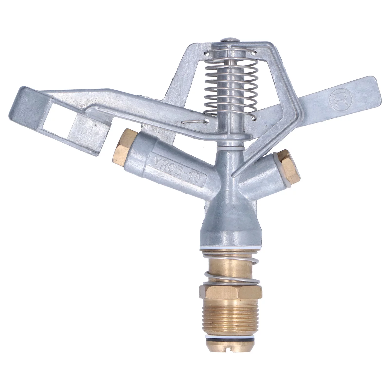 Garden Sprinkler Multipurpose G3/4 Male Thread Sprinkler Zinc Alloy Rotating Sprayer Nozzle for Garden Lawn Agriculture