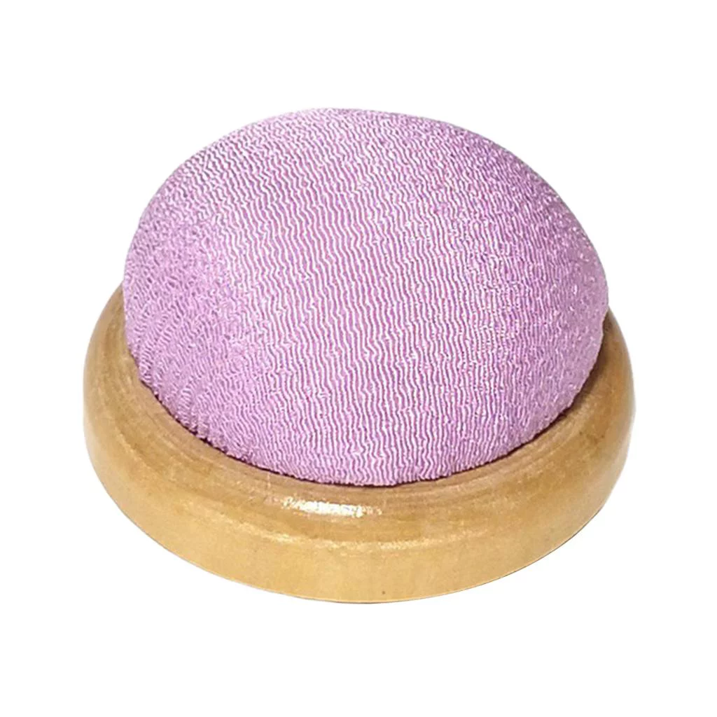 Wooden Base Pincushion Pin Cushion Pillow Stitching Embroidery Sewing Supplies
