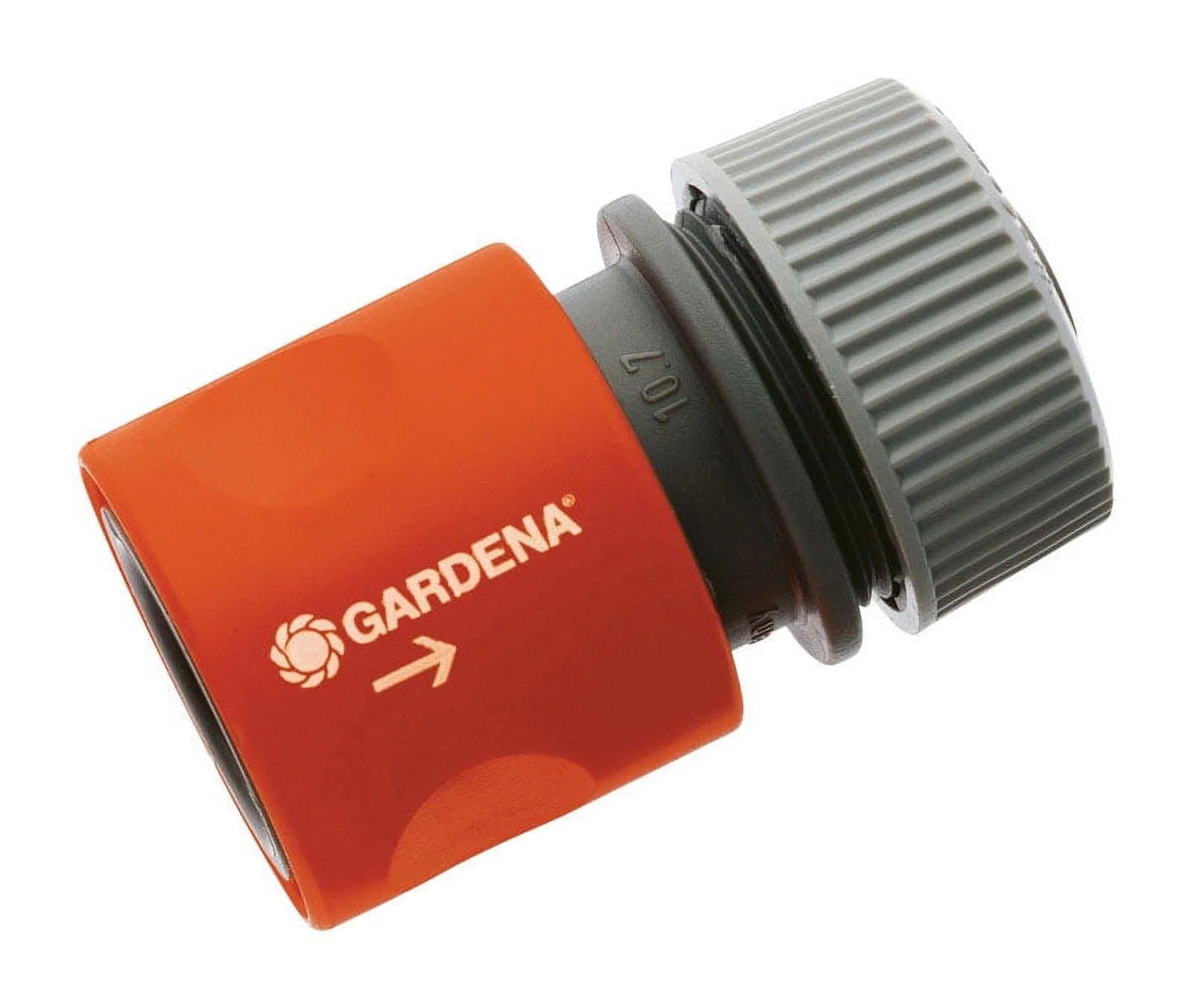 1 Pc, Gardena 5/8 In. Plastic Threaded Male Hose End Repair Connector With Water Stop