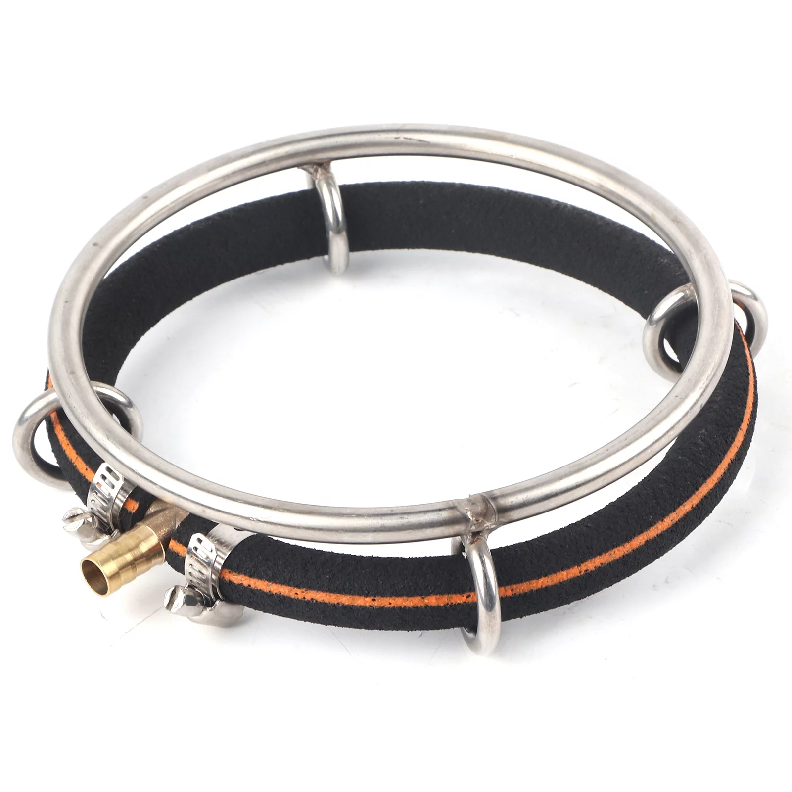 Goldmeet Aquarium Round Air Bubble Diffuser Ring Fish Pond Oxygenation Bubbler(Single Ring Dia 15cm)