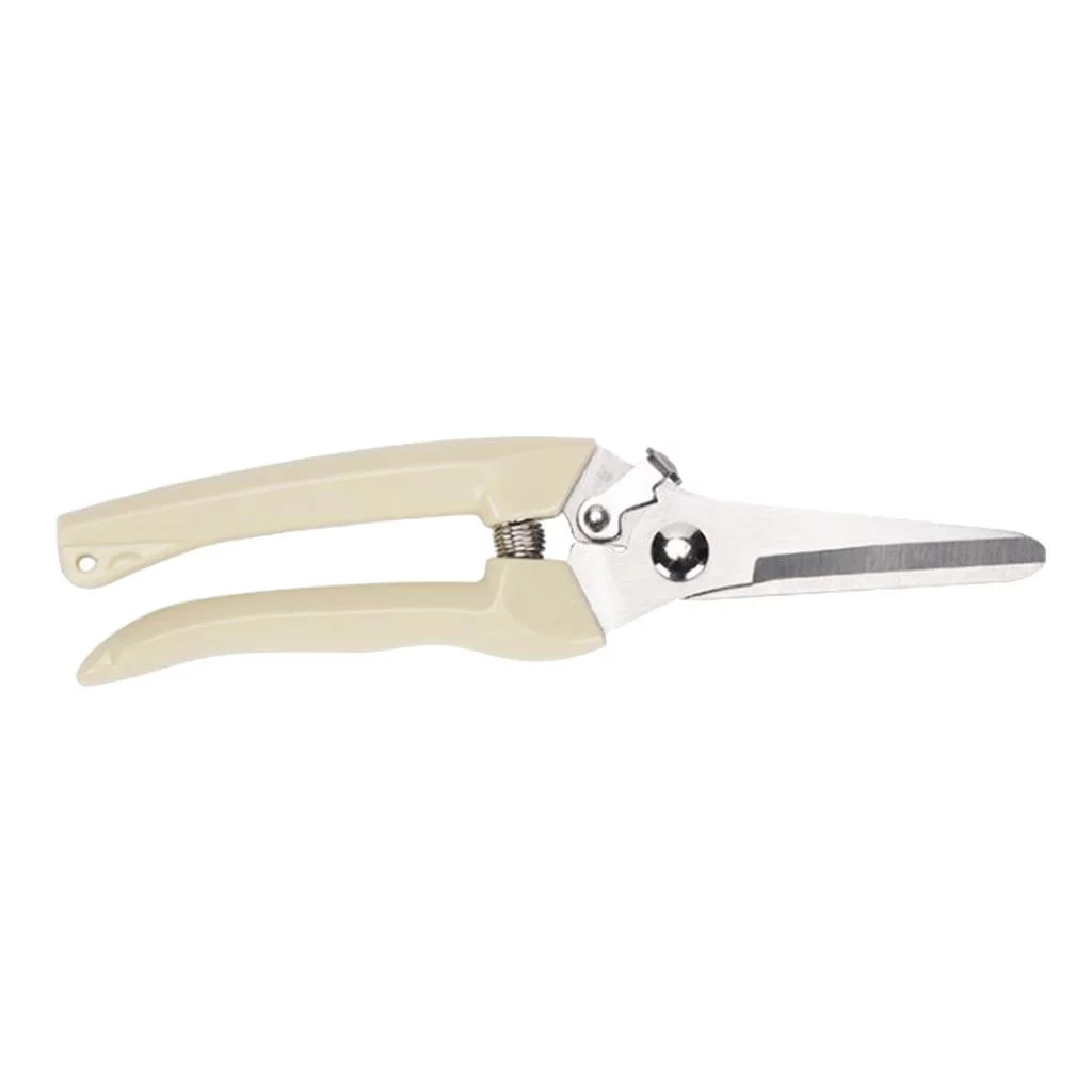 kesoto 2xGarden Pruning Shears Pruners Plant Cutter Hand Tools , Beige, 2 Pcs