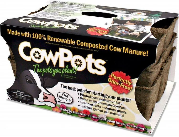 CowPots 00107 Seed Starting Tray, 3-In., 3-Pk. - Quantity 3