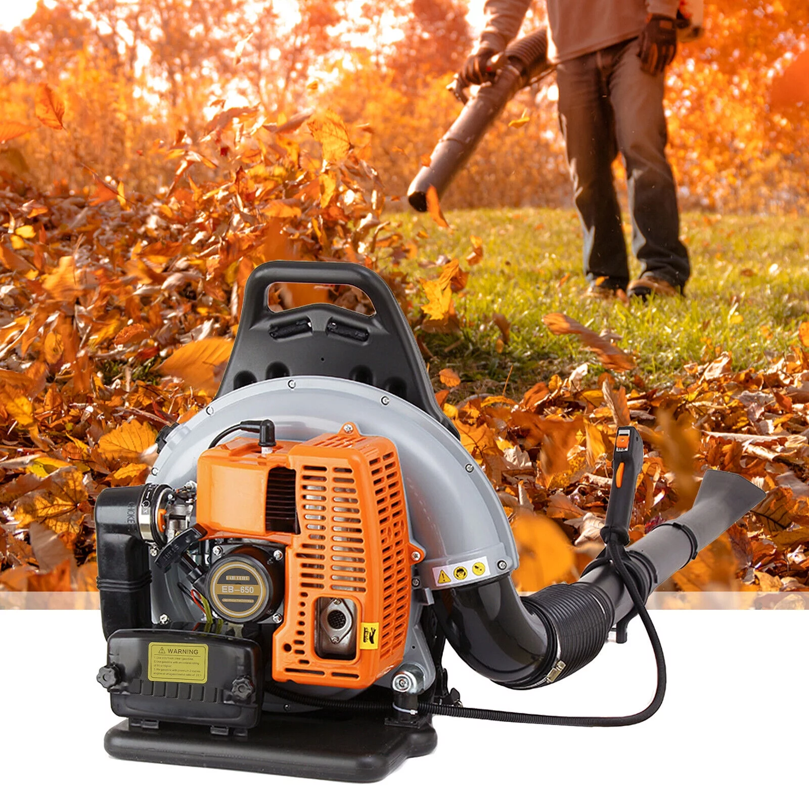 TOOL1SHOoo 65CC Blower Leaves Cleaning Blower Electric Blade Blower for Lawn Care