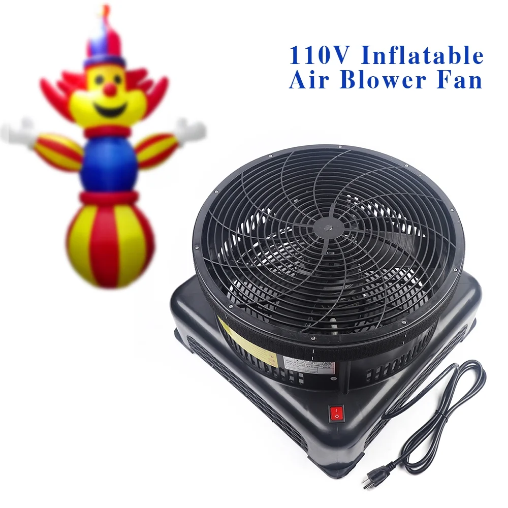 Miumaeov 110V 17.7inch 750W Air Blower Fan for Inflatable Wind Dancer Man Puppet Doll Portable Outdoor Air Dancing Blower