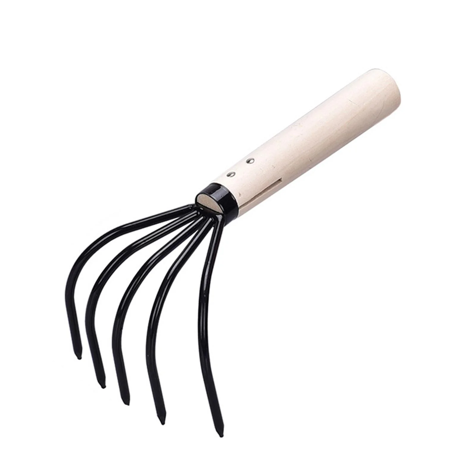 Gazechimp 5 Tines Garden Rake Claw Rake for Combing Leaves Cultivating Digging Seafood 23cmx10cm