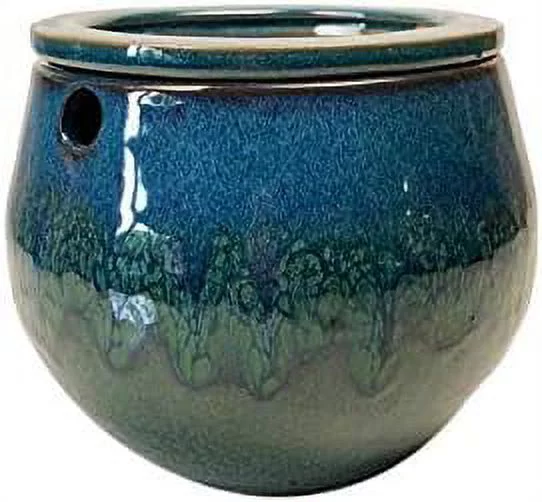 6 inch Self Watering Teardrop Plant (Teal Ocean)