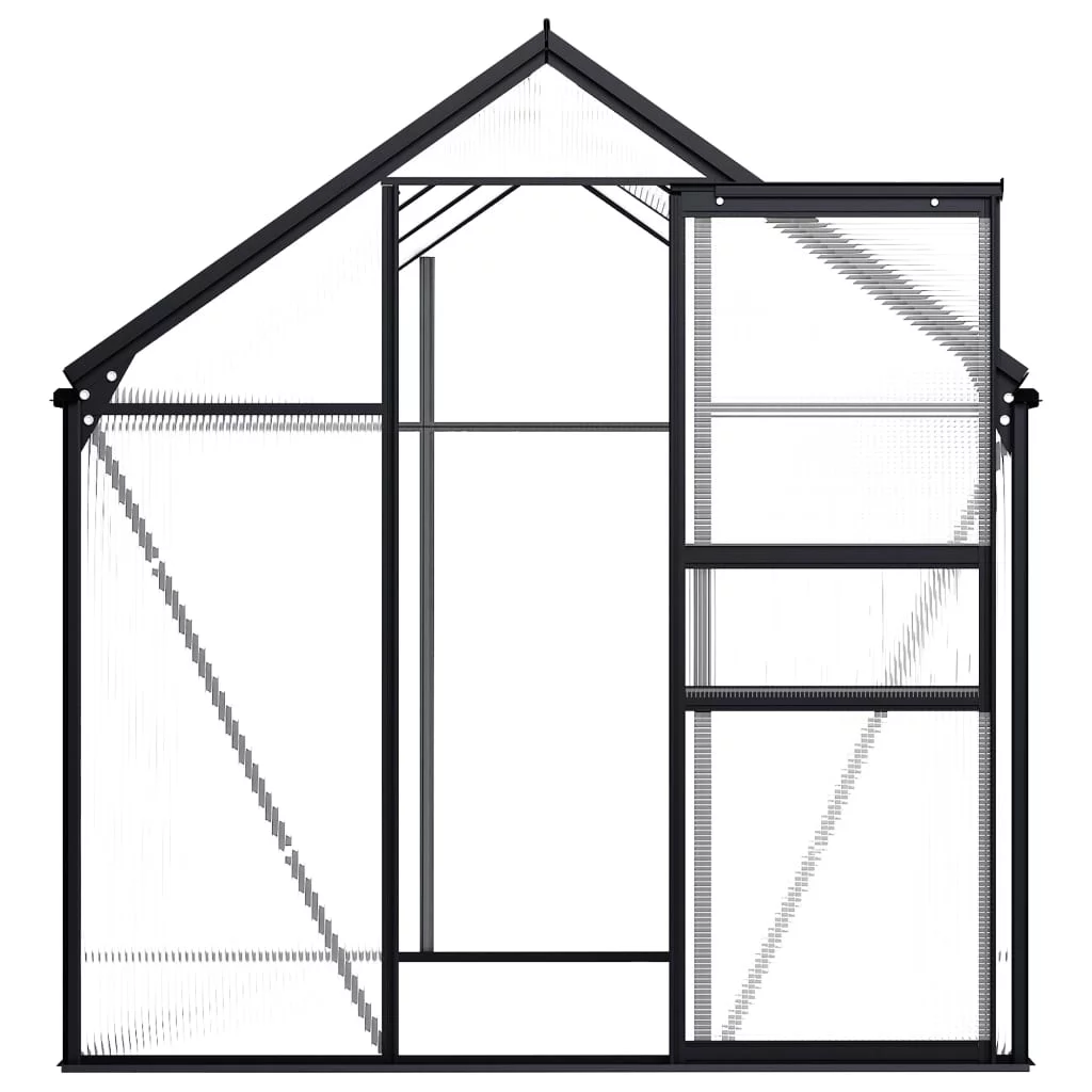 Greenhouse Anthracite Aluminum 38.9 ft2
