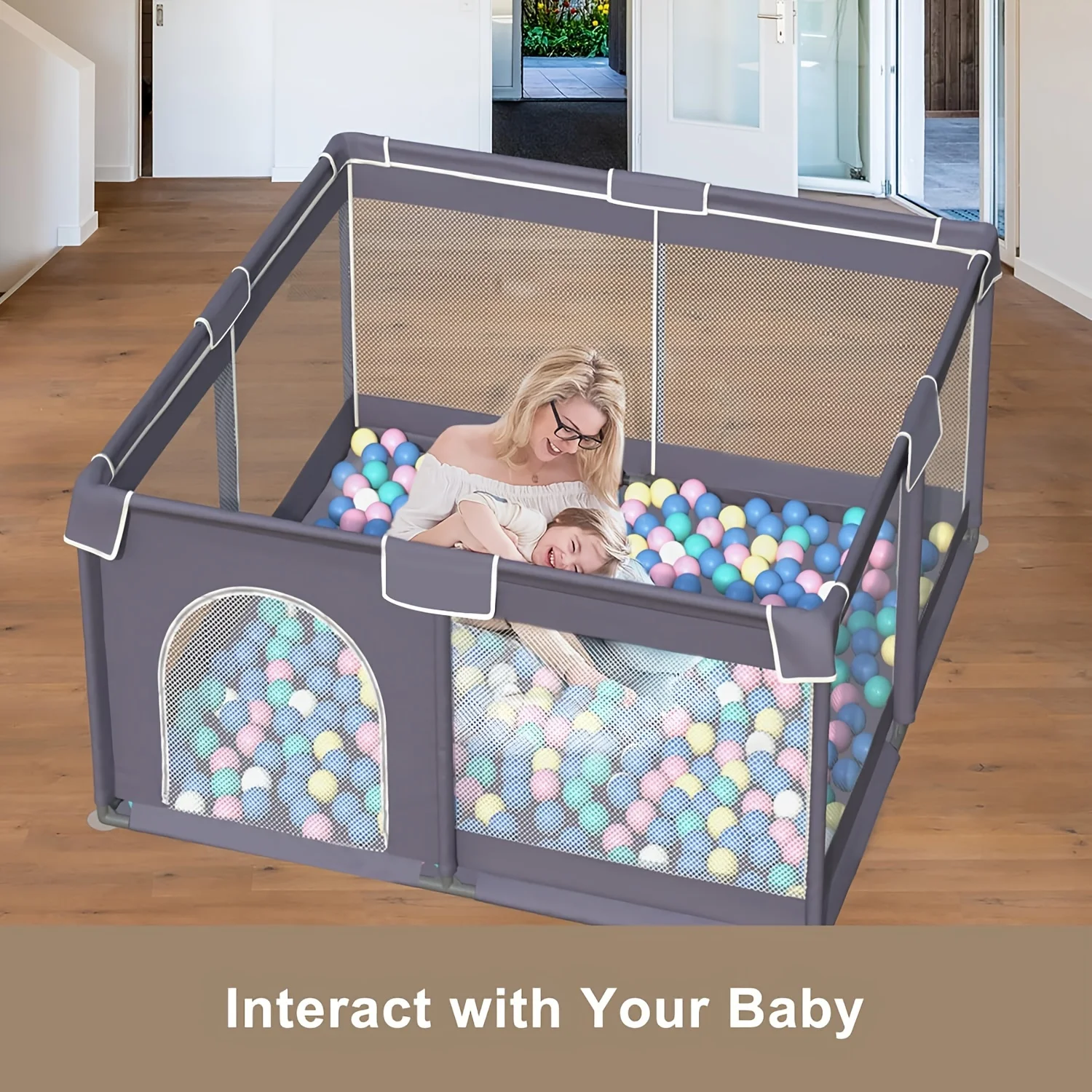 BAIYI Playpen for Toddler, 50