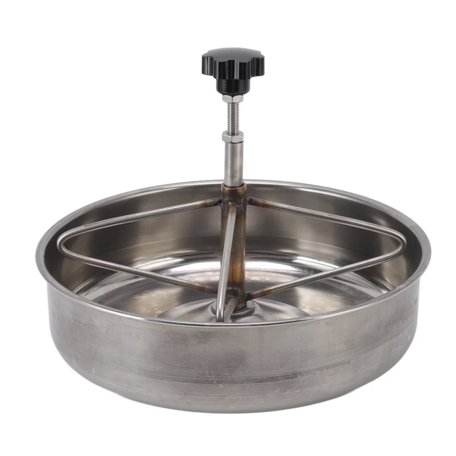 Farm Animal Trough Stainless Steel Piglets Feeding Trough Plate Pig Feed Trough Farm Animal Poultry Livestock Feeding Tool S