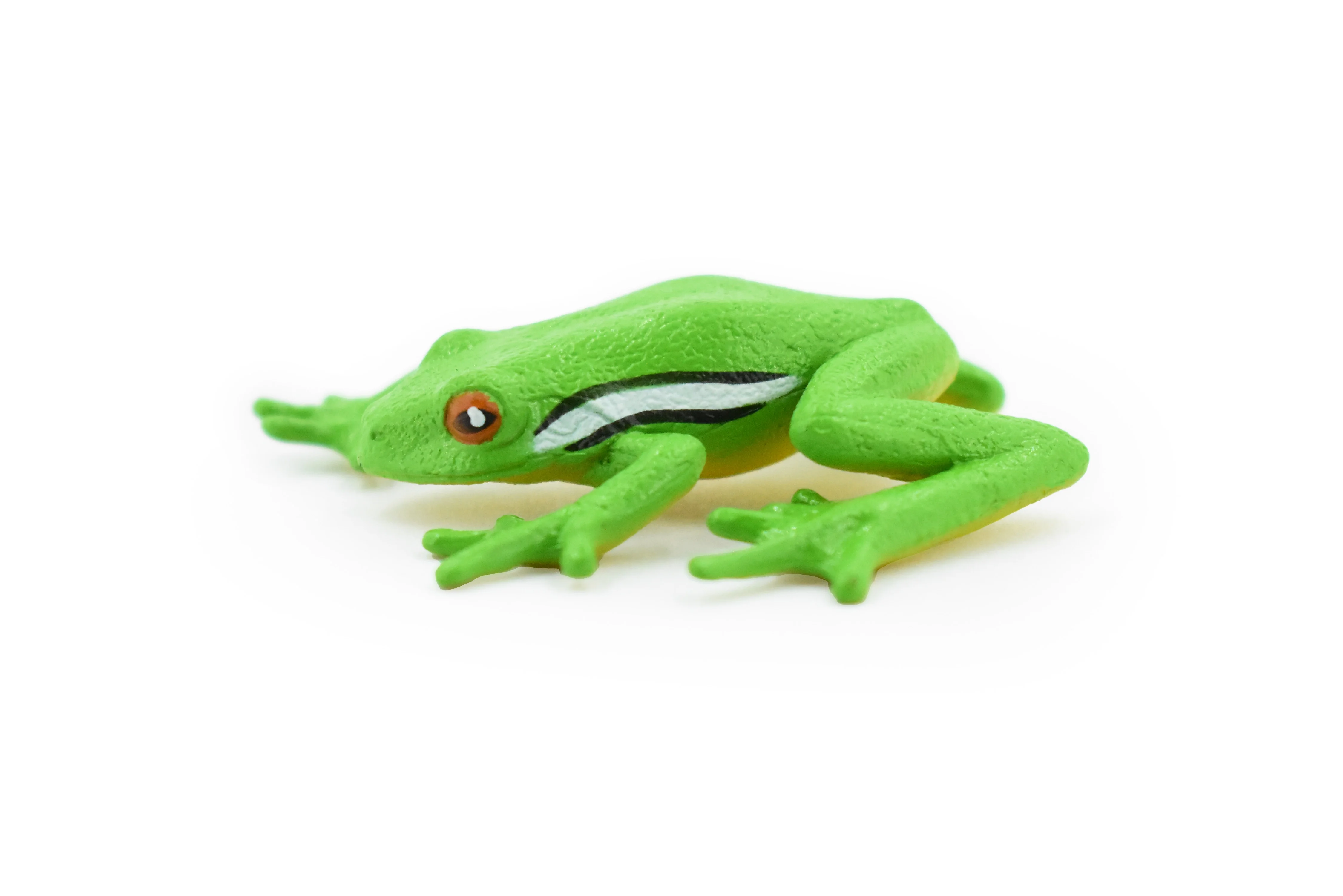 Green Tree Frog Plastic Toy Realistic Rainforest Figure Model Replica Kids Educational Gift 2