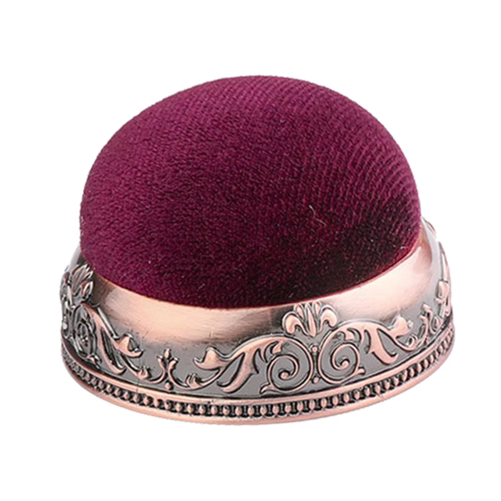 Round Sewing Work Pin Cushion with Base Handcraft Tool Pin Cushion Pillow Pin for Craft Work Sewing Notions , B 4.5cm