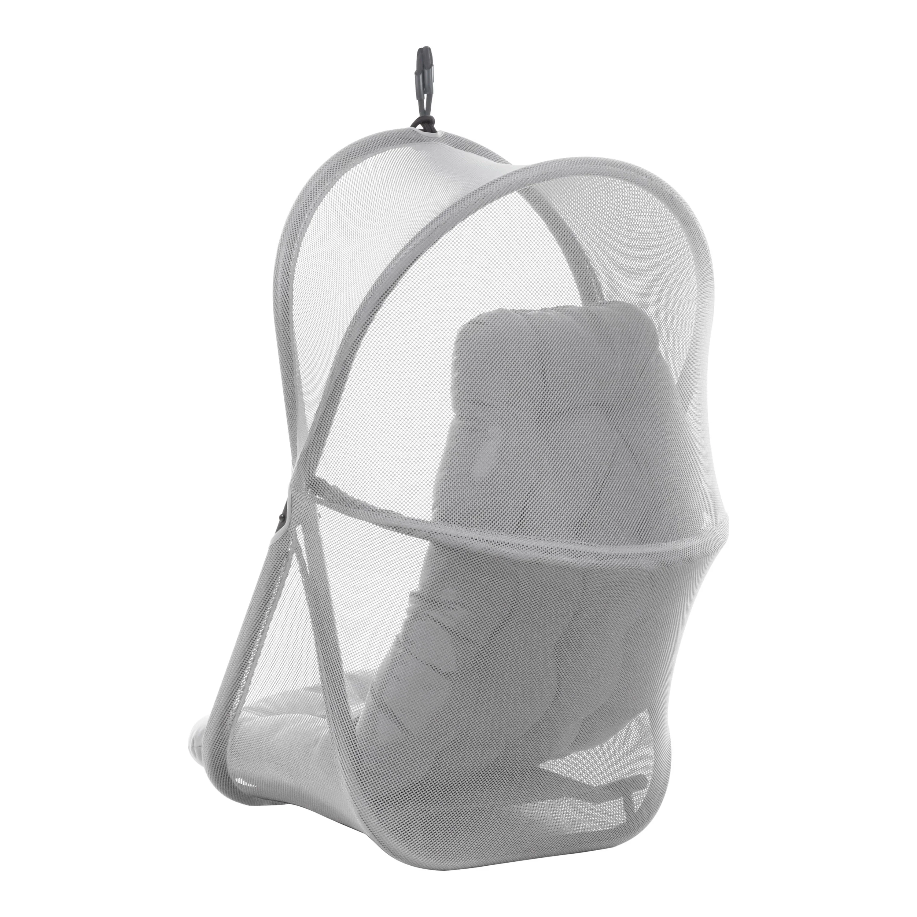 Furniture of America Drift UV-Resistant Patio Foldable Swing Chair with Cushion, Light Gray