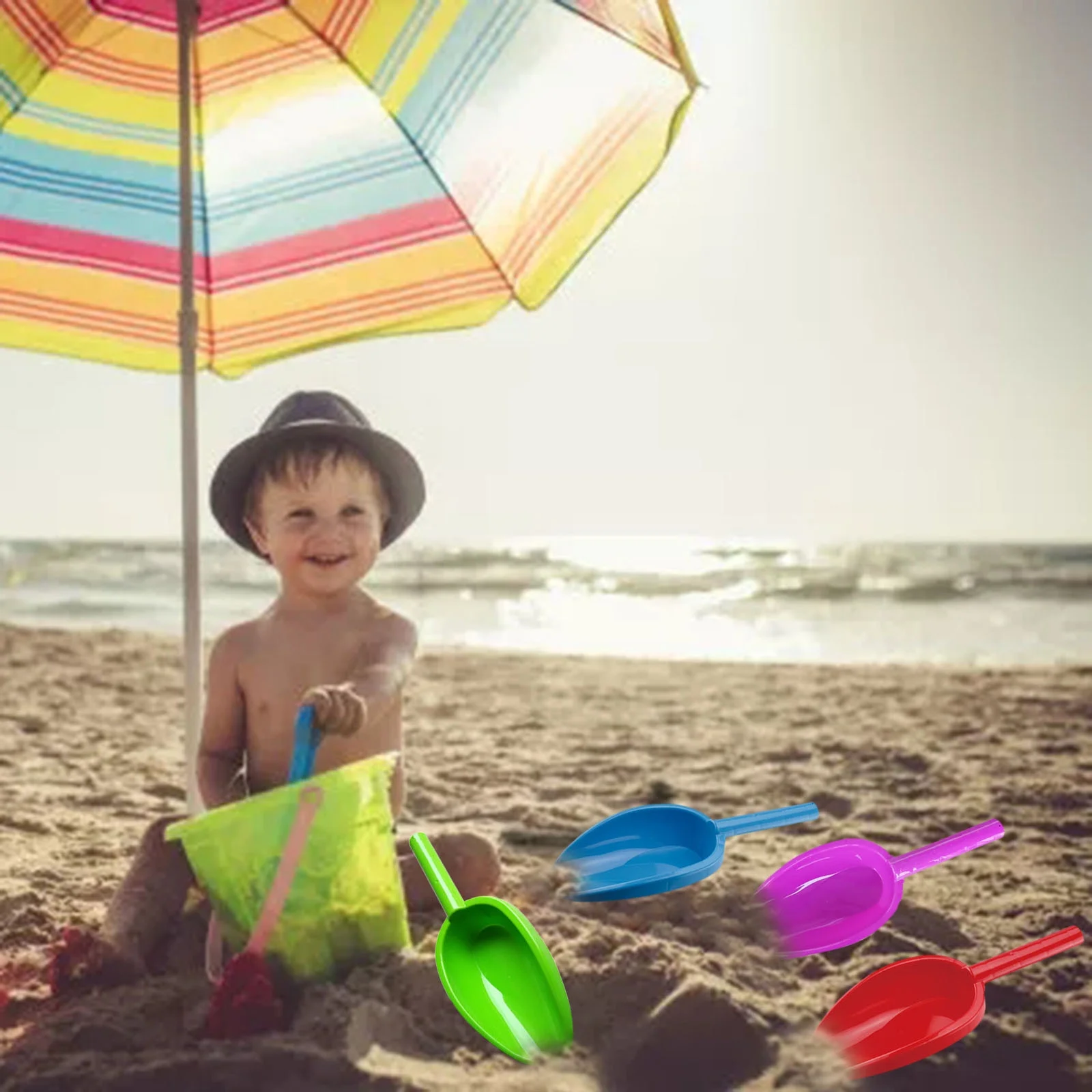 ILJNDTGBE Beach Shovels Kids Beach Shovel Sand Shovels for Kids Snow Shovel Toy Kids Beach Spades Wooden Handle Shovel Spade Shovel for Sand Snow