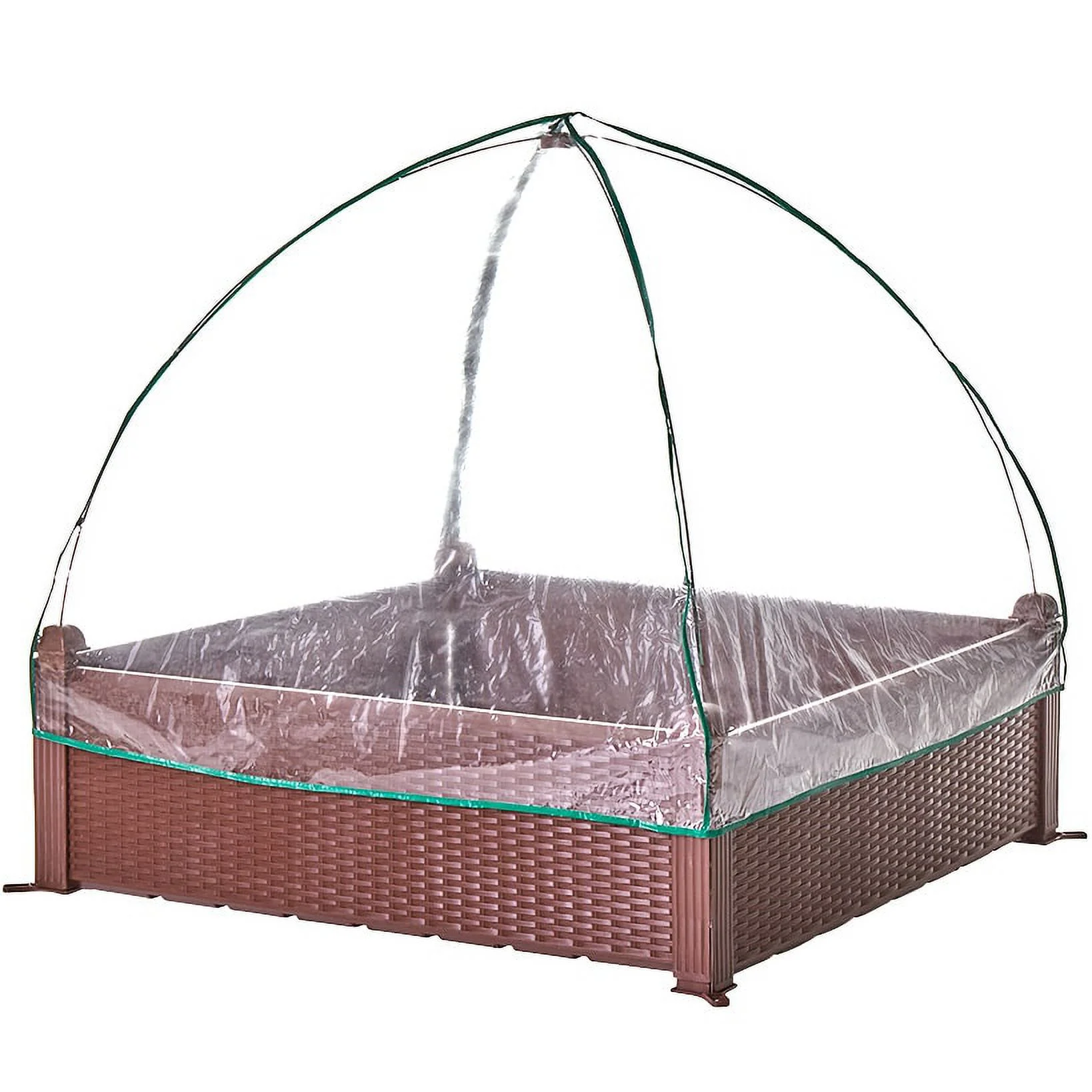 Raised Garden Bed with Greenhouse Cover