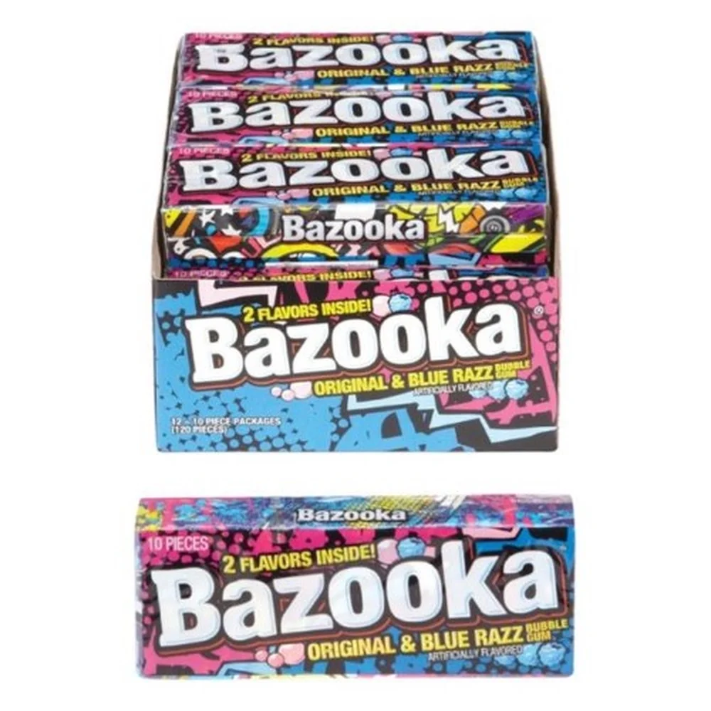 Bazooka Bubble Gum (Pack of 2)