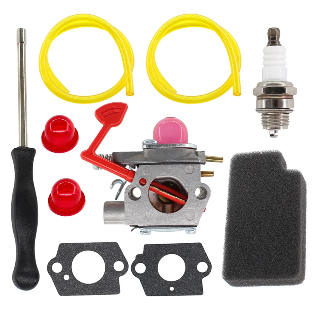 WT-875A Carburetor Carb For Poulan 545081855 Craftsman Gas Blower BVM200C P200C  P325 PP320 Air Filter